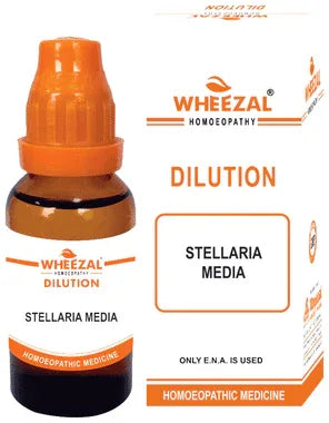 Wheezal Stellaria Media Dilution 1M bottle of 30 ml dilution