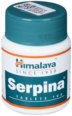 Himalaya Serpina Tablet bottle of 100 tablets
