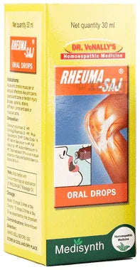 Medisynth Rheuma-Saj Oral Drop bottle of 30 ml drop