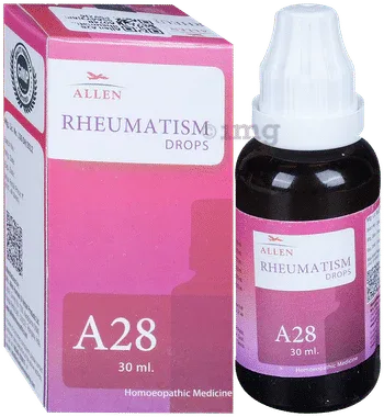 Allen A28 Rheumatism Drop bottle of 30 ml drop
