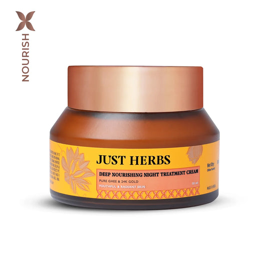 Pure Ghee & 24K Gold Deep Nourishing Night Treatment Cream