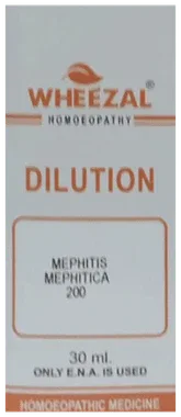 Wheezal Mephitis Mephitica Dilution 200 bottle of 30 ml dilution