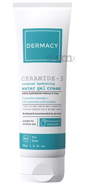 Dermacy Intense Hydrating Water Gel Cream tube of 50 gm cream