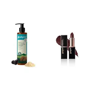 Pilgrim Patua & Keratin Hair SMOOTHENING SHAMPOO for Dry & Frizzy hair 200 ml & Matte Me U