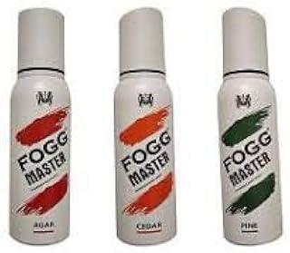 FOGG Unisex Master Pine + Master Cedar + Master Agar Fresh Scent Deodorant Spray (120Ml), Pack Of 1