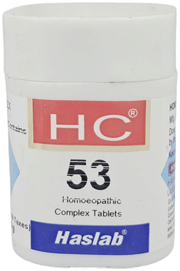 Haslab HC 53 Eosino Complex Tablet bottle of 20 gm tablet