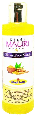 Khadi Mauri Herbal Ubtan Face Wash (210ml Each) box of 1 bottle