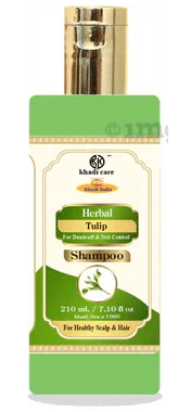 Khadi Care Herbal Tulip Shampoo bottle of 210 ml shampoo