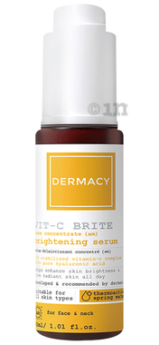 Dermacy Vit-C Brite Core Concentrate (AM) Brightening Serum bottle of 30 ml serum