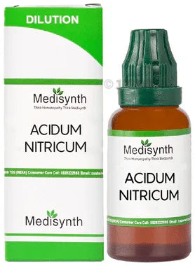 Medisynth Acidum Nitricum 200 bottle of 30 ml dilution