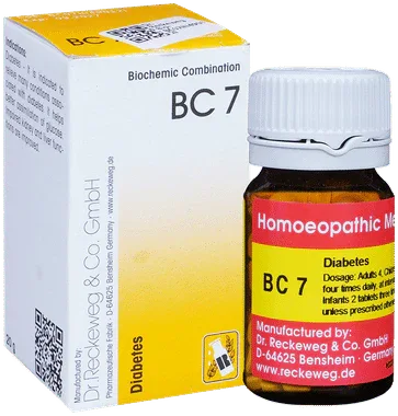 Dr. Reckeweg Bio-Combination 7 (BC 7) Tablet bottle of 20 gm biocombination tablet