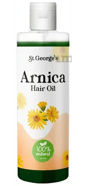 St. George’s Arnica Coconut Hair Oil bottle of 115 ml oil