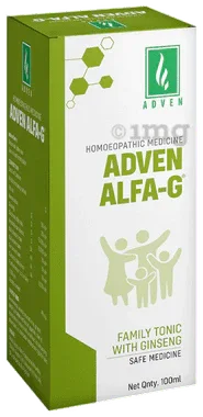 Adven Alfa-G Tonic bottle of 100 ml tonic