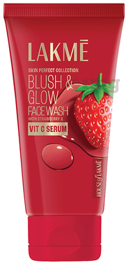Lakme Blush & Glow Face Wash Strawberry Blast tube of 150 gm face wash