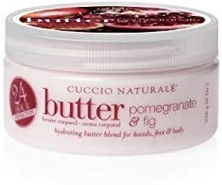 Cuccio Hands, Feet & Body Butter | Non-Oily & Hydrating | For Softer, More Radiant Looking Skin | Pomegranate & Fig - 42g