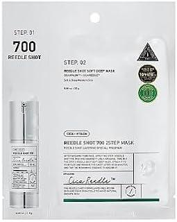 Korean Skincare 2 step mask, reedle shot 700 2 step, soothing and Brightening, pack of 1