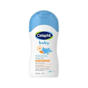Cetaphil Baby Moisturizing and Massage Oil 200 ml – Gentle & Hypoallergenic Baby Body Oil 