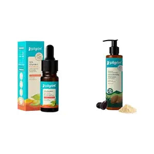 Pilgrim 15% Vitamin C Serum 10ml for Glowing Skin with Ferulic Acid & Kakadu Plum & Patua