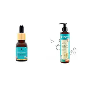 Pilgrim Korean 2% Alpha Arbutin & 3% Vitamin C Brightening Face Serum (Mini - 5 ml) for gl