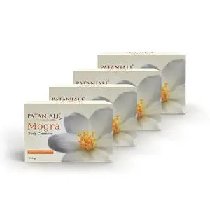 Patanjali Mogra Body Cleanser Soap 125g, Refreshing Body Wash, Gentle Cleansing Soap, Suit