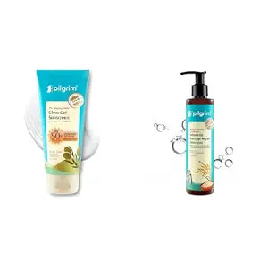 Pilgrim 2% Niacinamide Glow Sunscreen SPF 50 +++ for Women and Men with Spanish Squalane 5