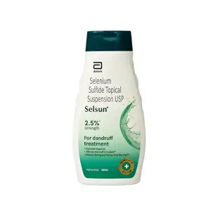 Selsun Abbott Suspension Anti Dandruff Shampoo for Men and Women, Clears Away Dandruff Fla