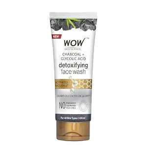 WOW Skin Science Wow Activated Charcoal Infused With Activated Charcoal Beads No Parabens 