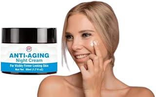 Night Cream For Wrinkles & Anti-Aging | Lightweight Cream for Age Spots, Fine Lines and Wrinkles | Anti Aging Cream For Women & Men | For All Skin Types | 50 g