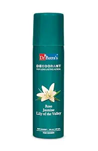 Dr Batra's Deodarant Rose, Jasmine & Lily Of The Valley, With Long Lasting Action, Mild Fr