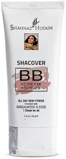 Shahnaz Husain Shacover Light Coverage BB Cream For Normal Skin SPF-20 | 40G