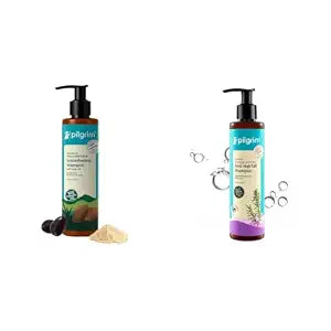 Pilgrim Patua & Keratin Hair SMOOTHENING SHAMPOO for Dry & Frizzy hair 200 ml & Spanish Ro