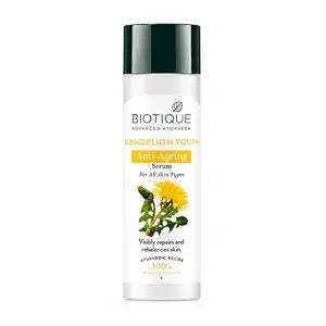 Biotique Dandelion Youth Anti-Ageing Serum | 190ML