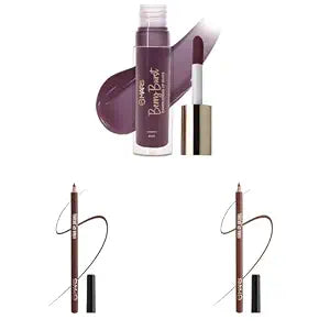 MARS Lip Collection - Berry Burst Gloss (Glossy) 4ml + Choco Butter Liner (Satin) 1.6g + C