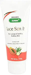 Sunny Face Scrub Loaded With Aloevera, Cucumber & Papaya Extracts | 100GMS