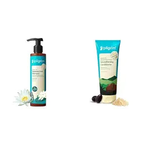 Pilgrim Mild Sulphate Free Shampoo (Argan Oil) For Dry Frizzy Hair, Men and Women, No