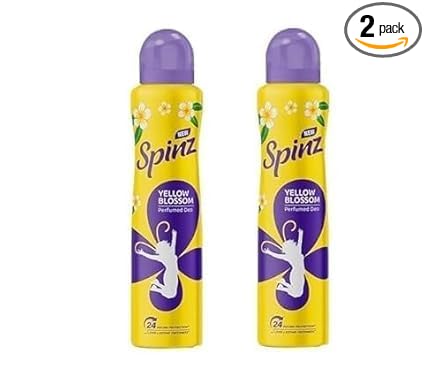 Spinz Yellow Blossom Perfumed Deo for Women, with International Fragrances for Long Lastin