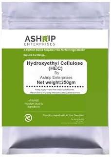 Ashrip Enterprises 250gm Hydroxy Ethyl Cellulose (HEC) For Body Butter, Creams, Shampoos, Conditioners, Lip Masks, Lotions, Gel, Serums, And Body Wash.