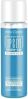 miss claire prestige lip eye makeup remover deep cleansing moisturizing waterproof makeup remover Net Wt..100ml Made in Korea