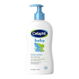 Cetaphil Baby Daily Lotion, Suitable for baby’s delicate skin, Shea Butter and Vit E, Derm