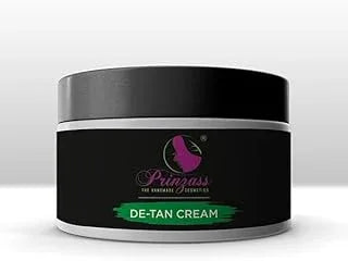 Prinzass De Tan cream | Professional De-Tan Tan removal Cream l 100gm l Instant Skin Brightening and Lightening l De Tan Removal Suitable for All Skin Types (100)