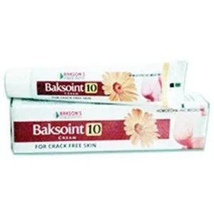 Baksoint 10 Cream for crack free skin 25 gms each - Baksons Homeopathy
