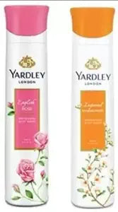 YARDLEY deodorant.sandalwood Body Spray - For Men & Women (300 ml, Pack of 2)