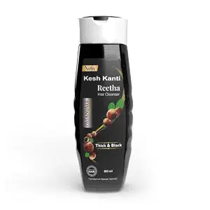 Patanjali Kesh Kanti Reetha Shampoo Hair Cleanser 180ml - Natural Reetha Soapnut Hair Fall