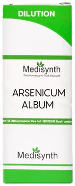 Medisynth Arsenicum Album Dilution 30 bottle of 30 ml dilution