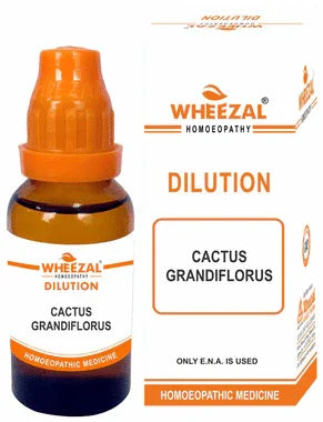 Wheezal Cactus Grandiflorus Dilution 3X bottle of 30 ml dilution