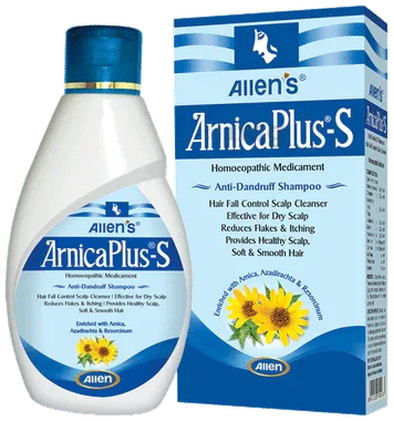 Allen Laboratories Arnica Plus-S Anti-Dandruff Shampoo (100ml Each) combo pack of 3 bottles