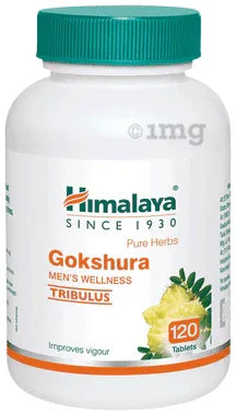 Himalaya Wellness Himalaya Gokshura Ayurvedic Tablets For Men | Supports Stamina And Vigour bottle of 120 tablets