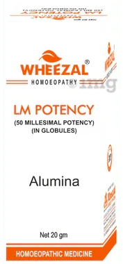 Wheezal Alumina 0/29 LM bottle of 20 gm globules