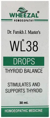 Wheezal WL38 Thyroid Balance Drop bottle of 30 ml drop