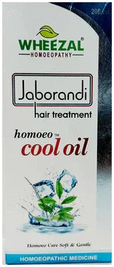 Wheezal Jaborandi Hair Treatment Homeo Cool Oil bottle of 200 ml oil